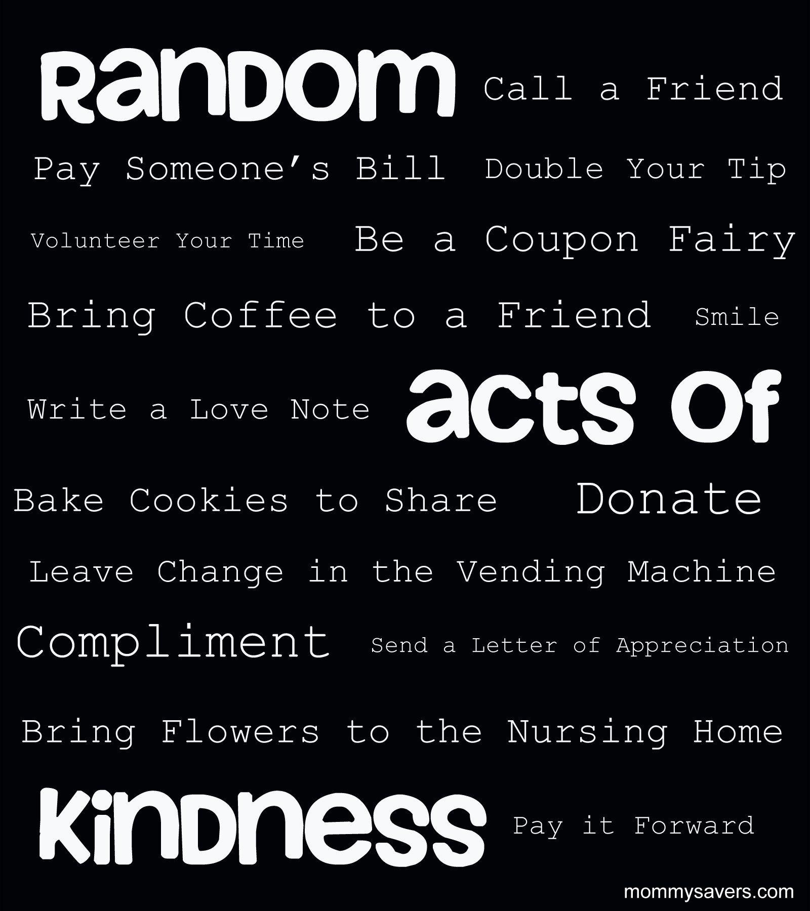Random Act Of Kindness Quotes
 Random Kindness Quotes QuotesGram