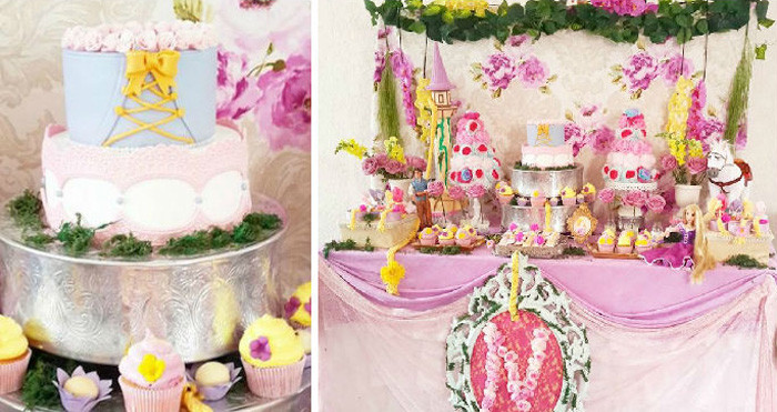 Rapunzel Birthday Party Supplies
 Kara s Party Ideas Rapunzel Tangled Themed Birthday Party