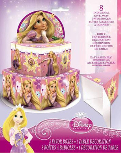 Rapunzel Birthday Party Supplies
 Disney Tangled Princess Rapunzel FAVOR BOX CENTERPIECE
