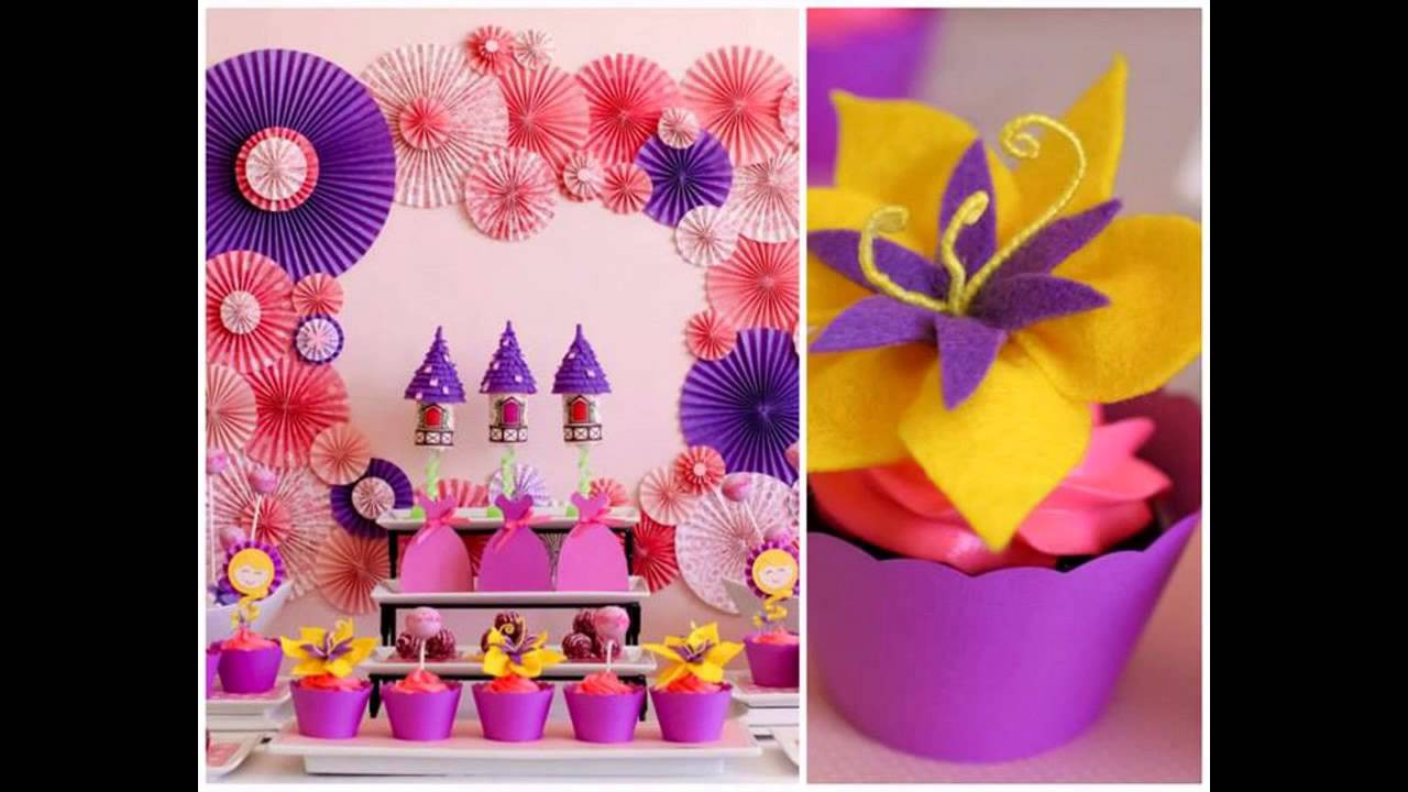 Rapunzel Birthday Party Supplies
 Cute Rapunzel party decorations ideas