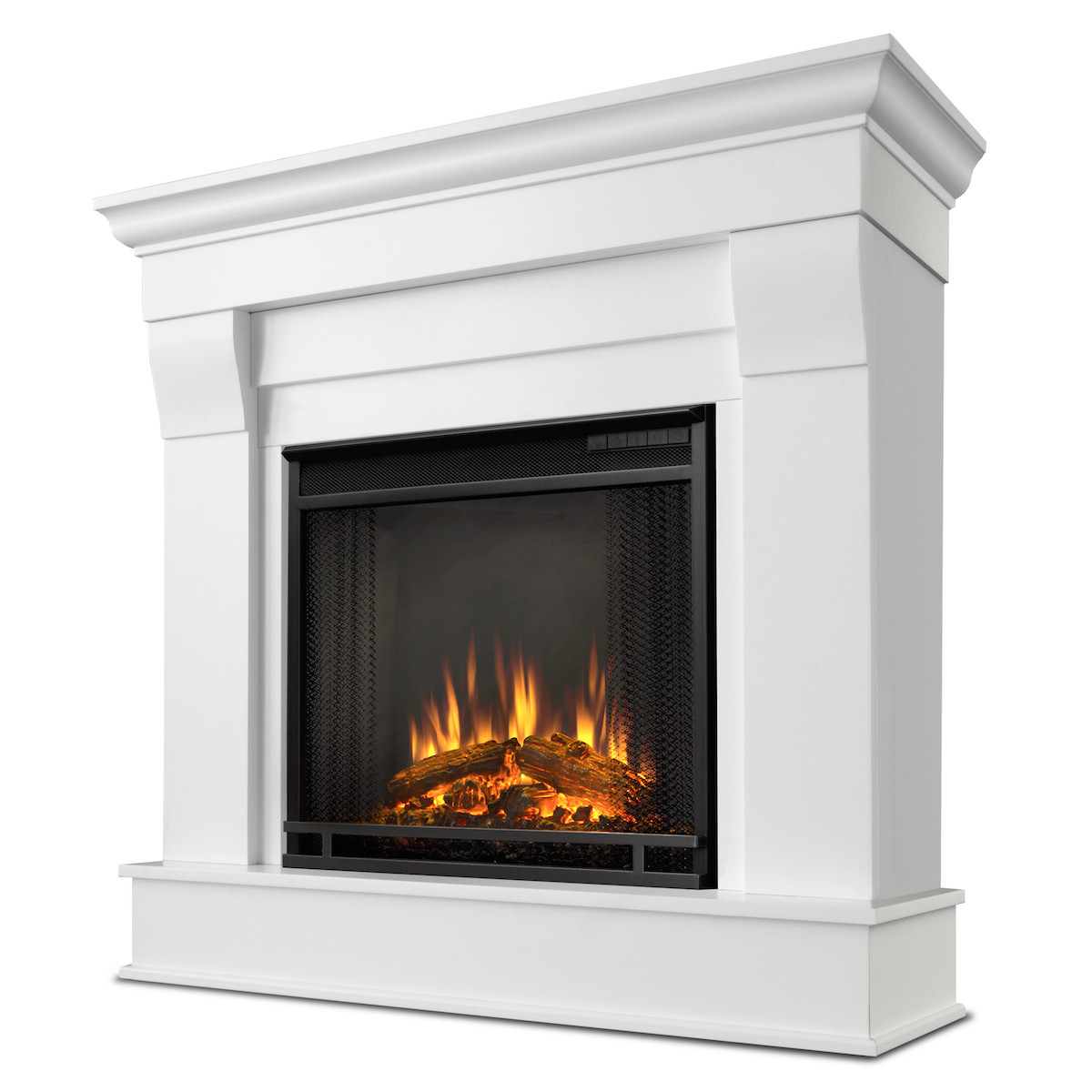 Real Flame White Electric Fireplace
 Real Flame Chateau Electric Fireplace in White