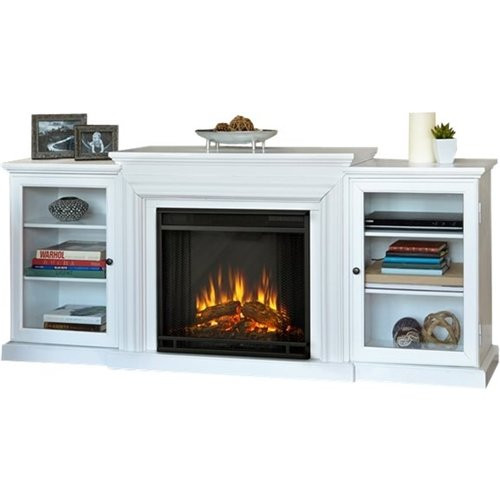 Real Flame White Electric Fireplace
 Real Flame Frederick Electric Fireplace White 7740E W