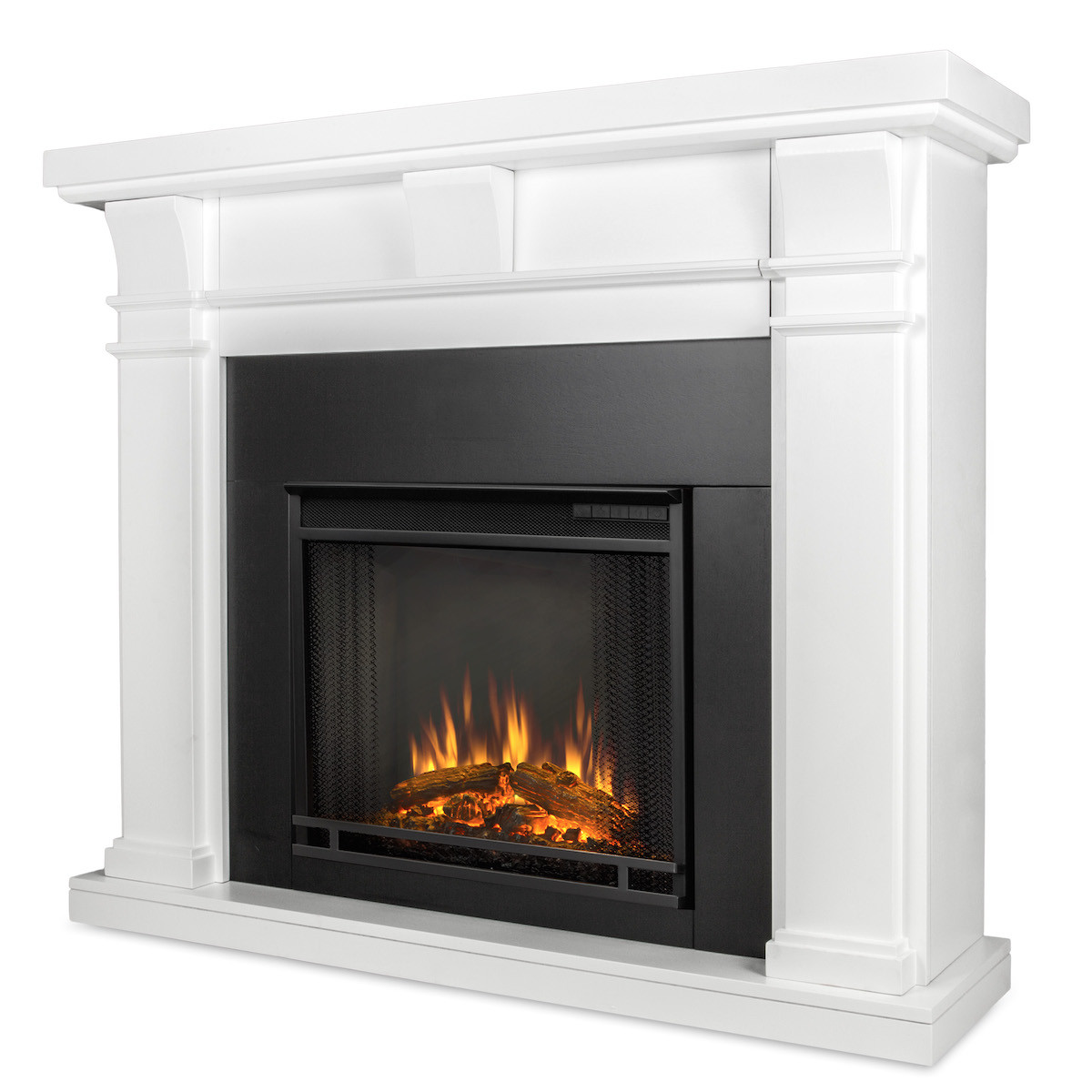 Real Flame White Electric Fireplace
 Real Flame Porter Electric Fireplace in White