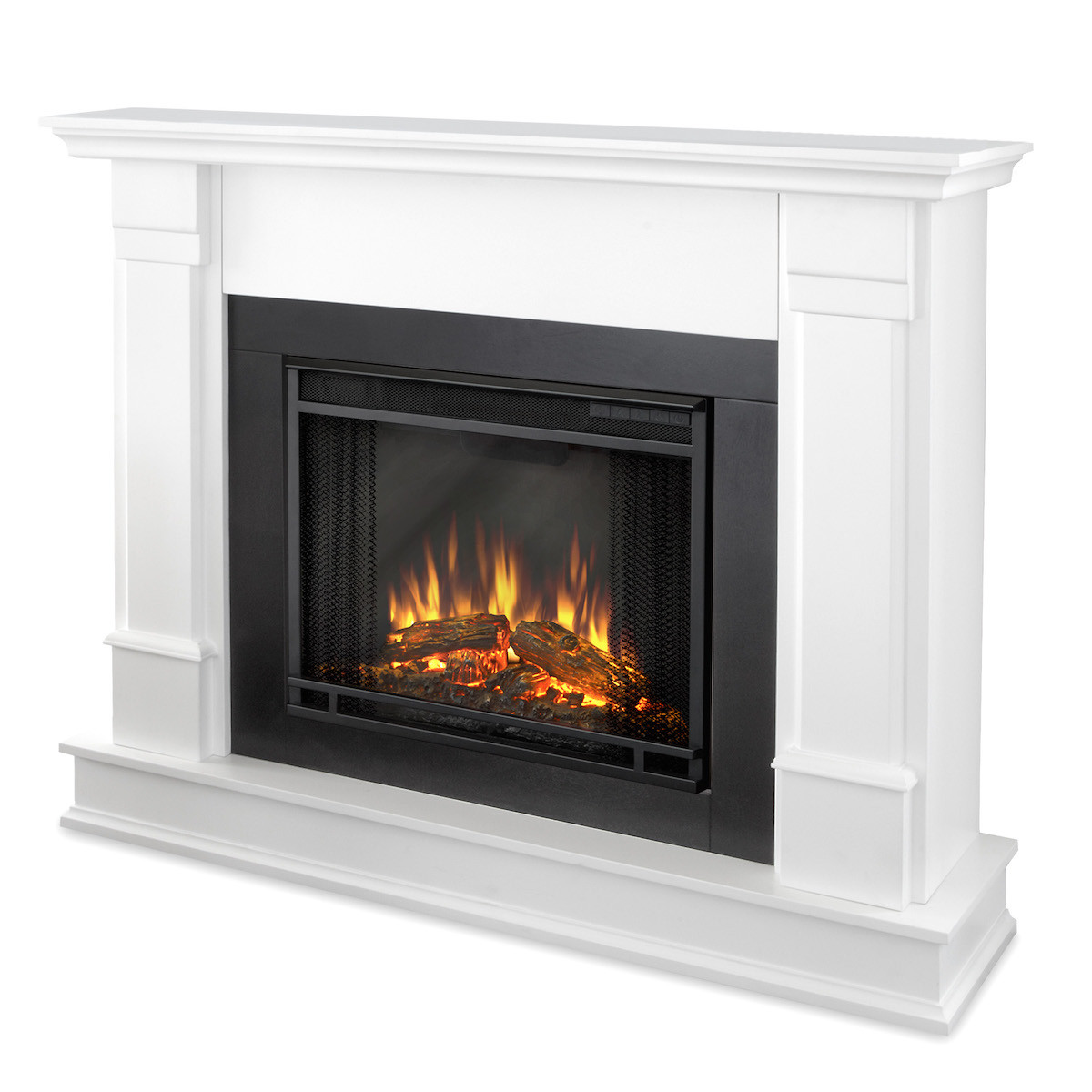 Real Flame White Electric Fireplace
 Real Flame Silverton Electric Fireplace in White