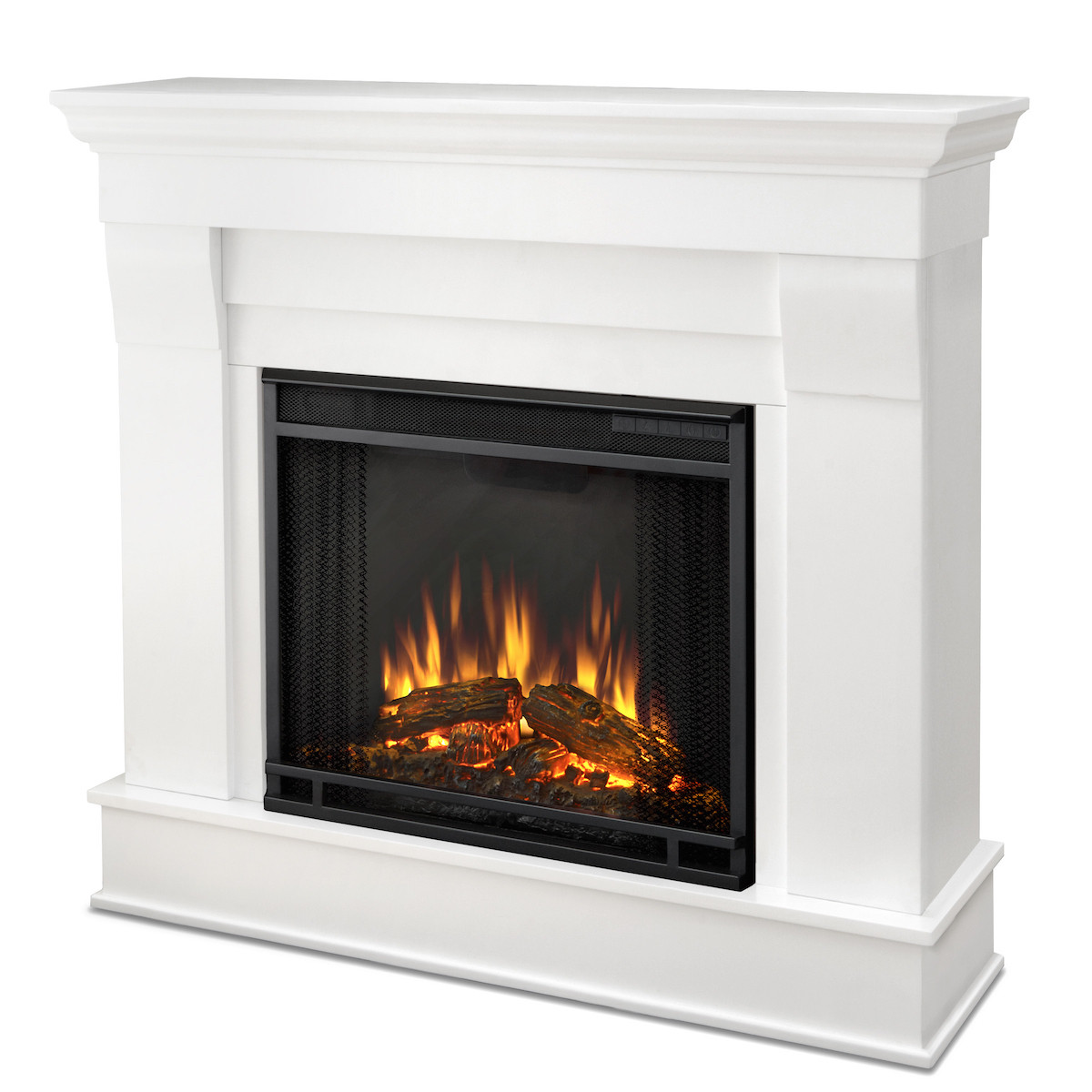 Real Flame White Electric Fireplace
 Real Flame Chateau Electric Fireplace in White