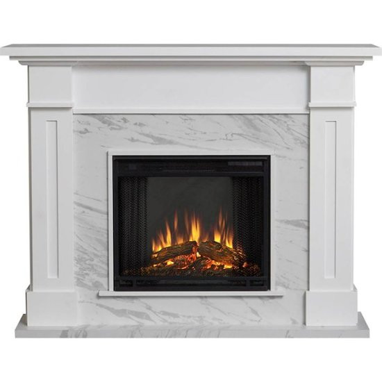 Real Flame White Electric Fireplace
 Real Flame Kipling Electric Fireplace White 6030E WM