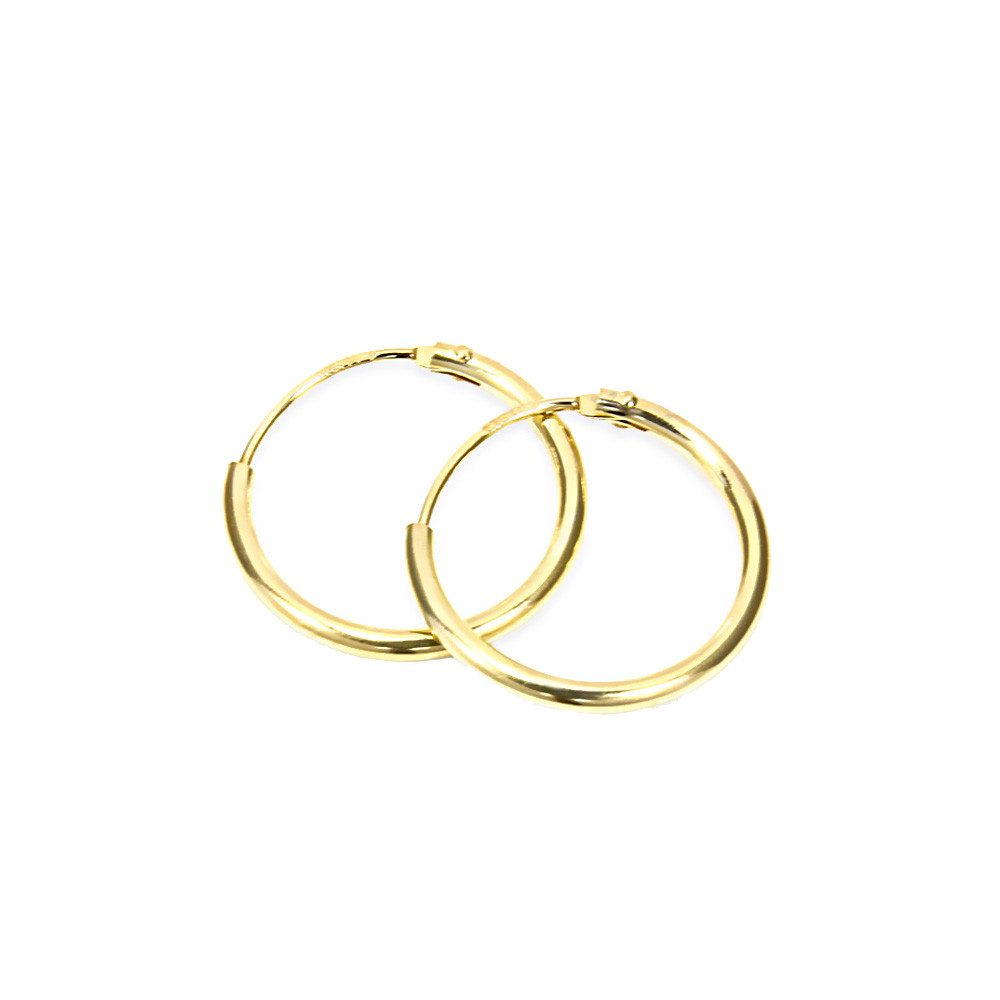 Real Gold Hoop Earrings
 REAL yellow GOLD HOOP EARRINGS 333 PAIR or Single EARRING