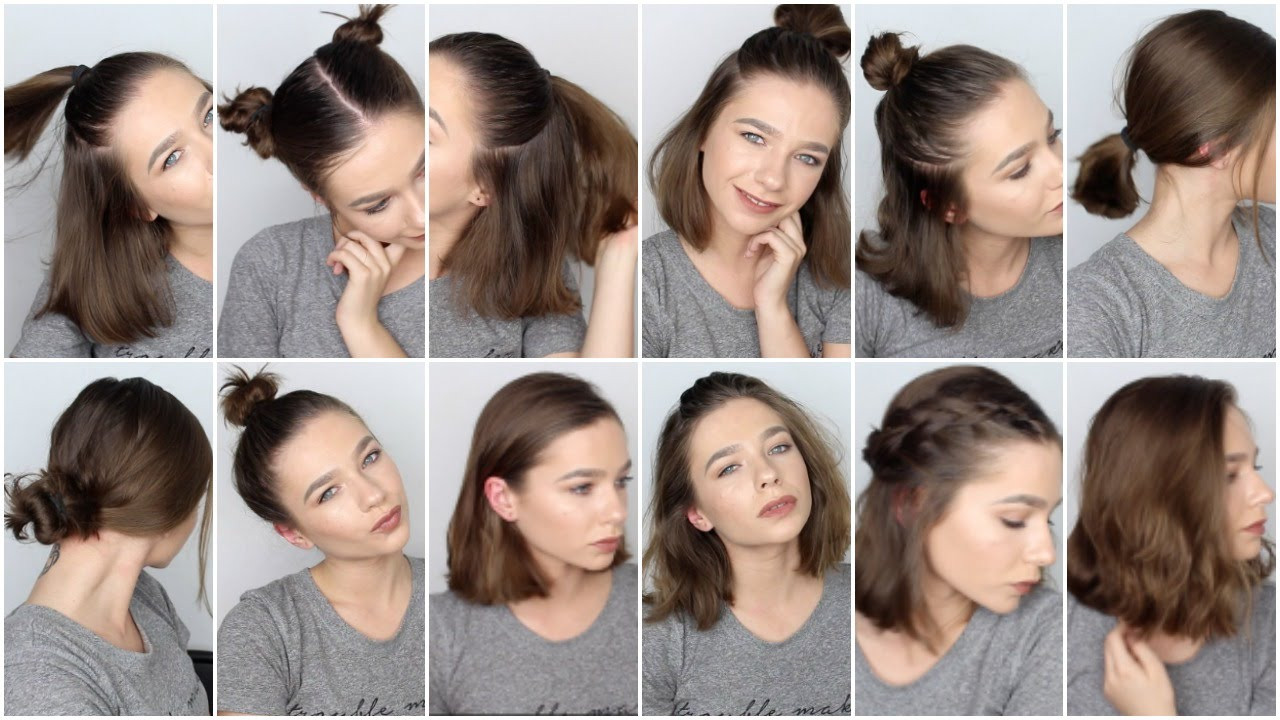 Really Easy Hairstyles For Short Hair
 12 EASY HAIRSTYLES FOR SHORT HAIR ♡