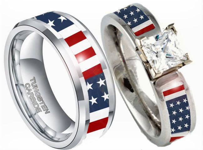 Rebel Flag Wedding Rings
 45 Beautiful Engagement Rings for You and Your Fiancé