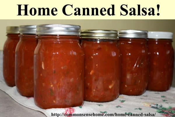Recipe For Canning Salsa
 Home Canned Salsa