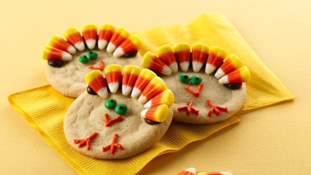 Recipe For Thanksgiving Turkey
 Thanksgiving Turkey Cookies recipe from Pillsbury