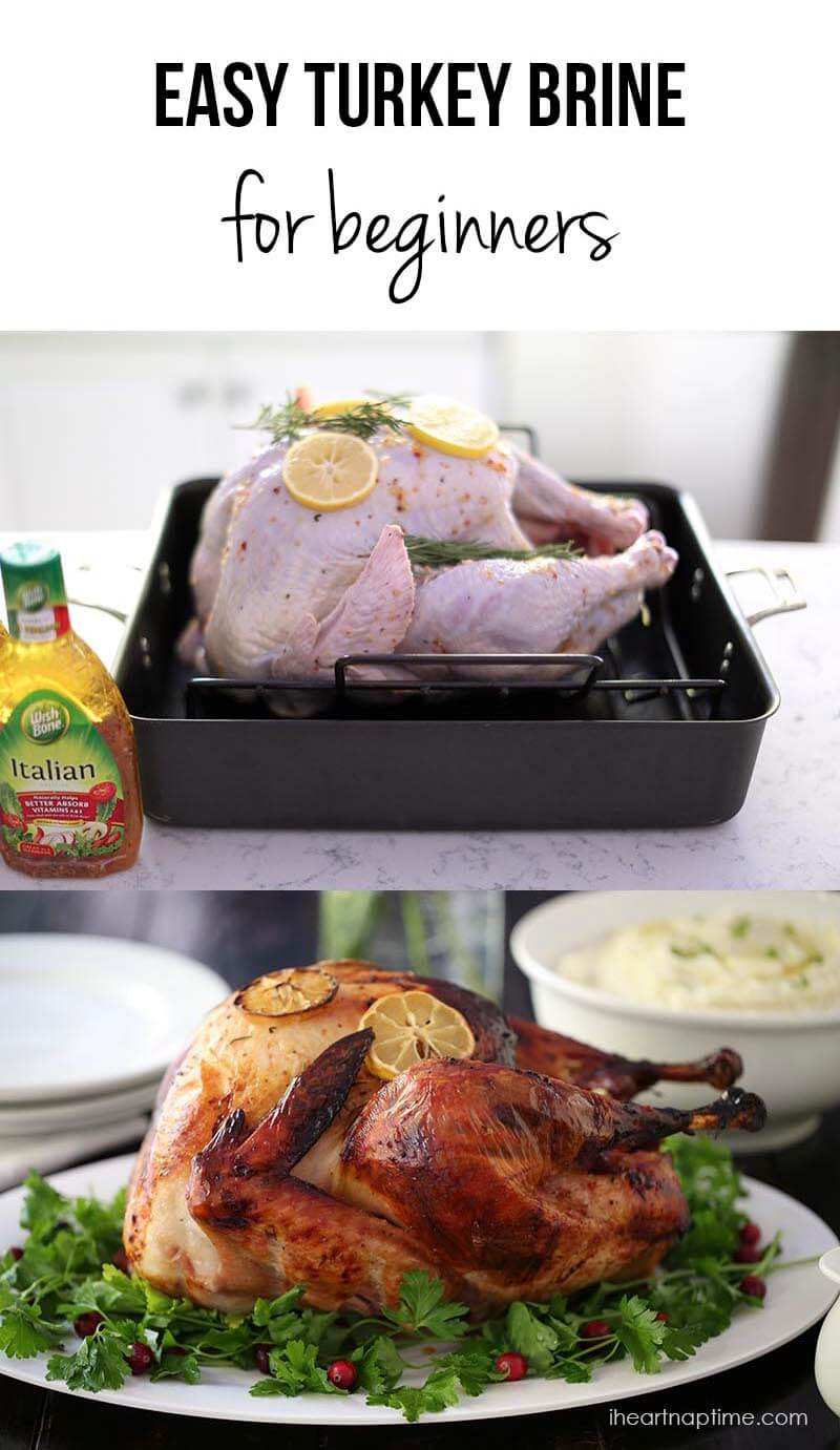 Recipe For Thanksgiving Turkey
 EASY 3 Ingre nt Turkey Brine Recipe I Heart Naptime
