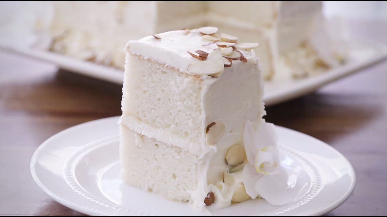 Recipe For Wedding Cake
 How To Make White Almond Wedding Cake