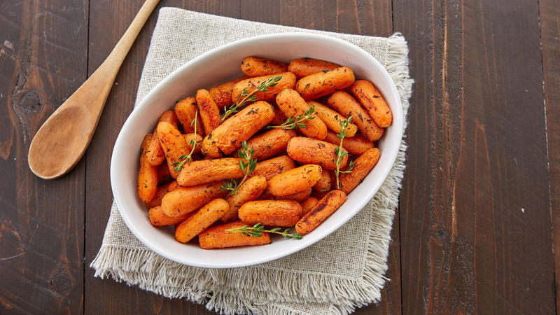 Recipes Baby Carrots
 Roasted Baby Carrots Recipe BettyCrocker