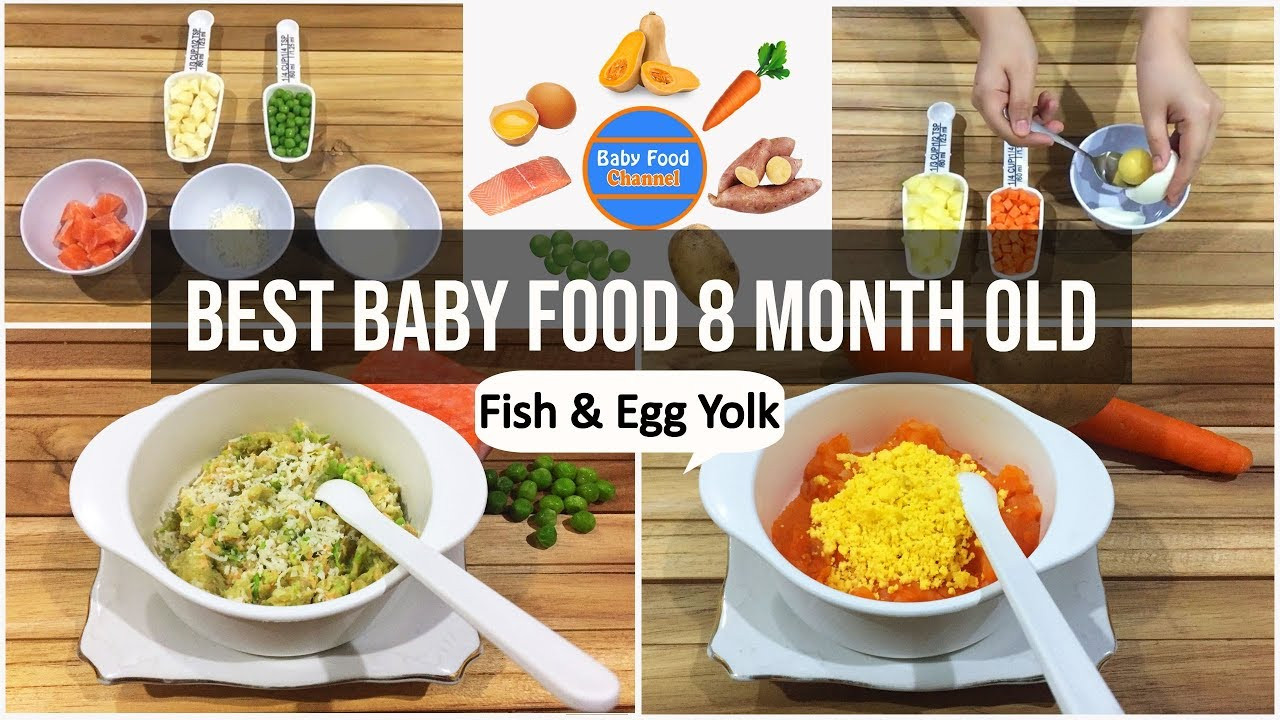 Recipes For 8 Months Old Baby
 Best Baby Food 8 month old – Recipes with Fish and Egg