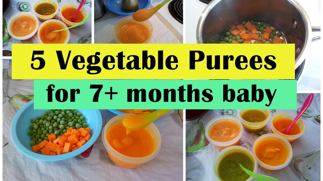 Recipes For 8 Months Old Baby
 5 Ve able Purees for 7 months baby Stage 2 Homemade