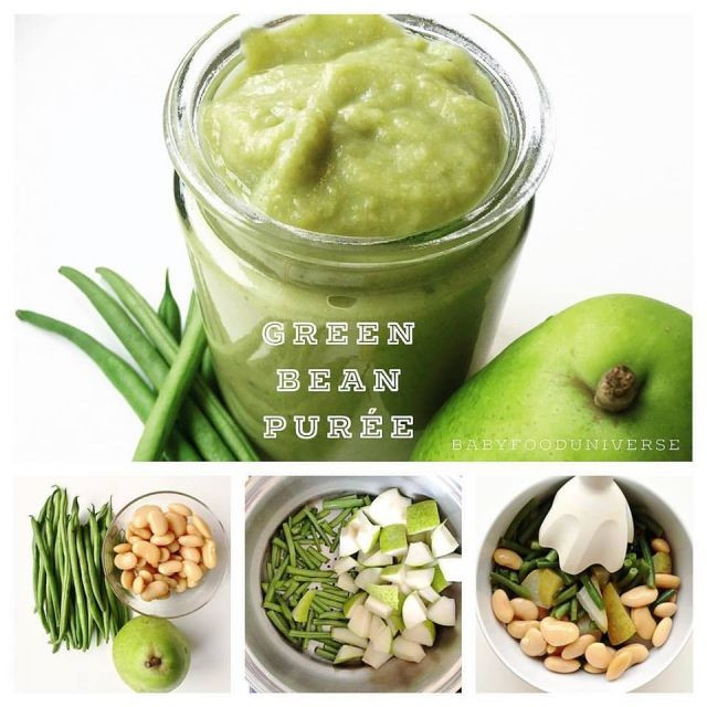 Recipes For 8 Months Old Baby
 Green Bean Pear and Butter Bean Baby Food Puree
