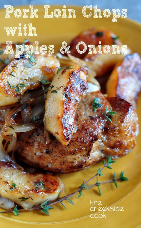 Recipes For Pork Loin Chops
 Pork Loin Chops with Apples and ions Recipe