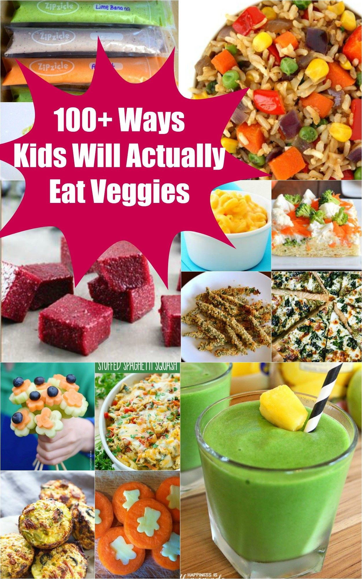 Recipes To Get Kids To Eat Vegetables
 100 Ways Your Kids Will Actually Eat Ve ables