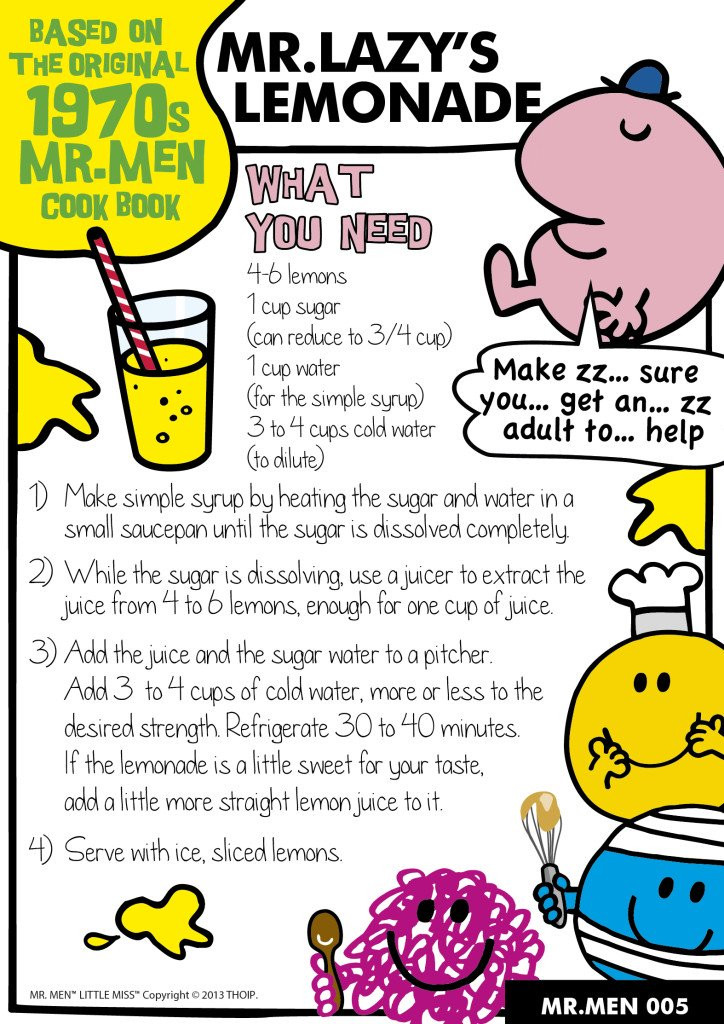 Recipes With Kids
 Mr Men Themed Baking Ideas In The Playroom