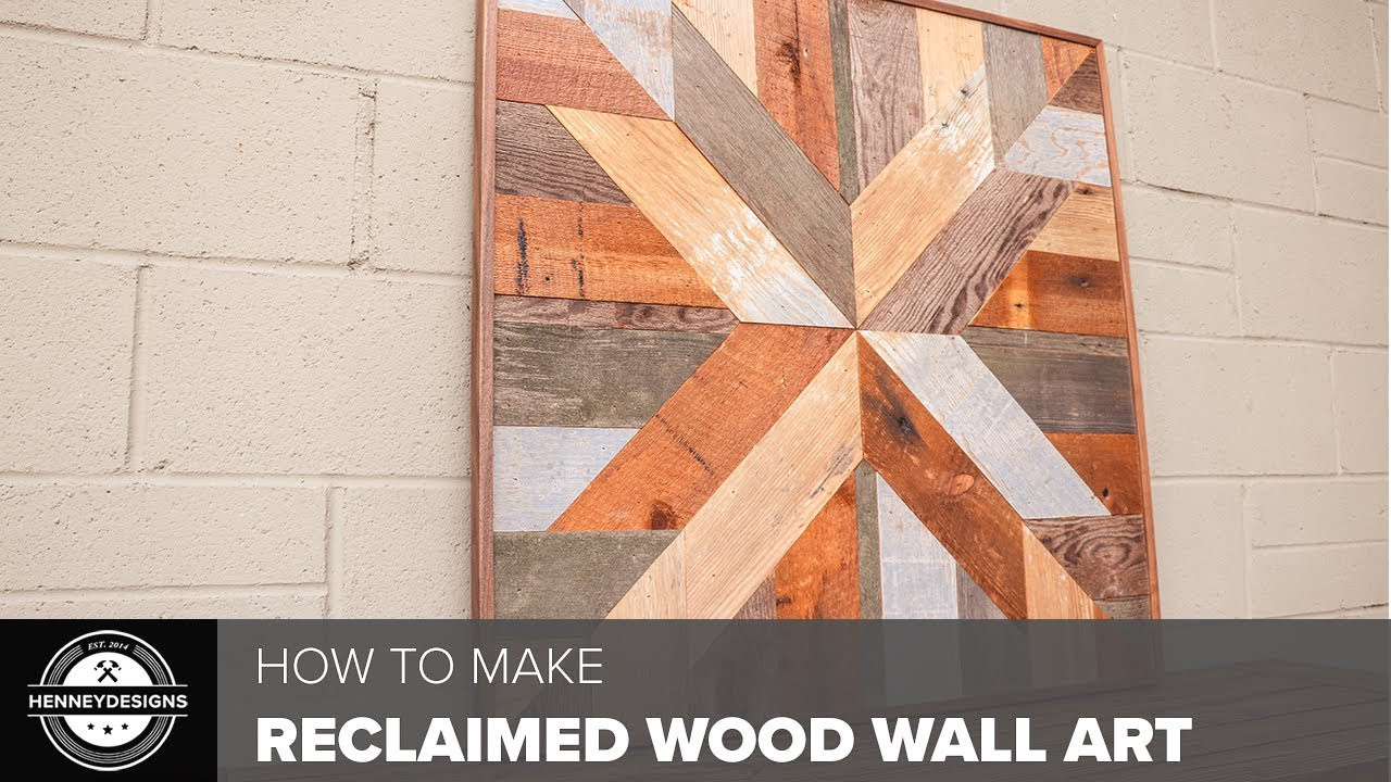 Reclaimed Wood Wall Art DIY
 DIY Reclaimed Wood Wall Art Woodworking