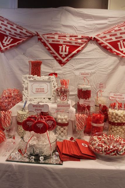Red And Blue Graduation Party Ideas
 Southern Blue Celebrations RED CANDY BUFFETS & DESSERT TABLES