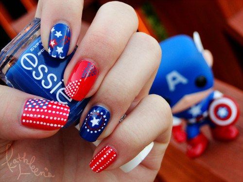 Red And Blue Nail Designs
 Lush Fab Glam Blogazine Get Patriotic With Red White