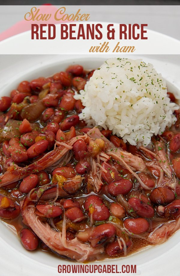 Red Beans And Rice Recipes Slow Cooker
 Easy Slow Cooker Red Beans and Rice Recipe