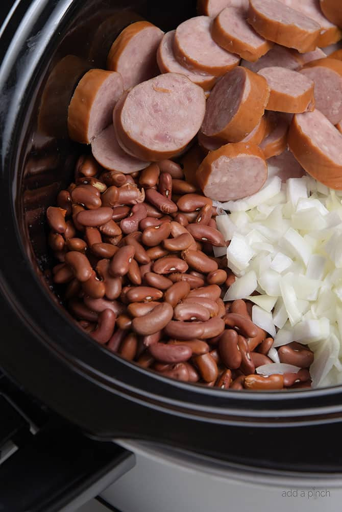 Red Beans And Rice Recipes Slow Cooker
 Slow Cooker Red Beans and Rice Recipe Add a Pinch