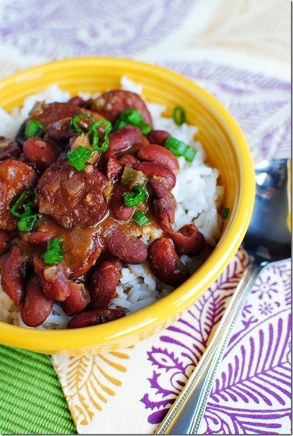 Red Beans And Rice Recipes Slow Cooker
 The BEST Slow Cooker New Orleans Red Beans and Rice