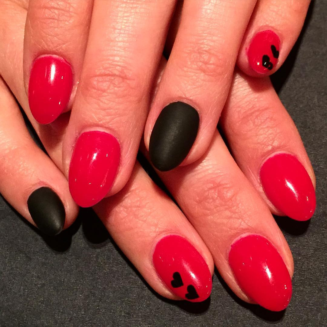 Red Black Nail Designs
 21 Black and Red Nail Art Designs Ideas