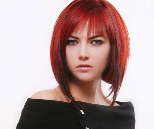 Red Bobbed Hairstyles
 Bright red bob hairstyles Hairstyle for women & man