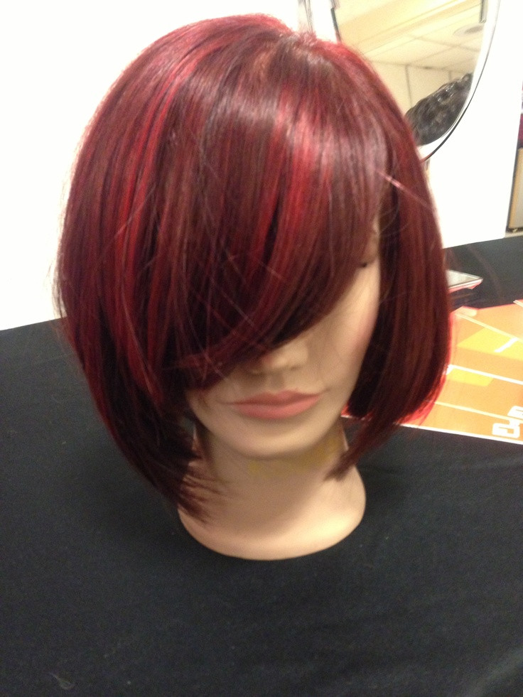 Red Bobbed Hairstyles
 Red Hair Short Haircut Bob Hairstyle