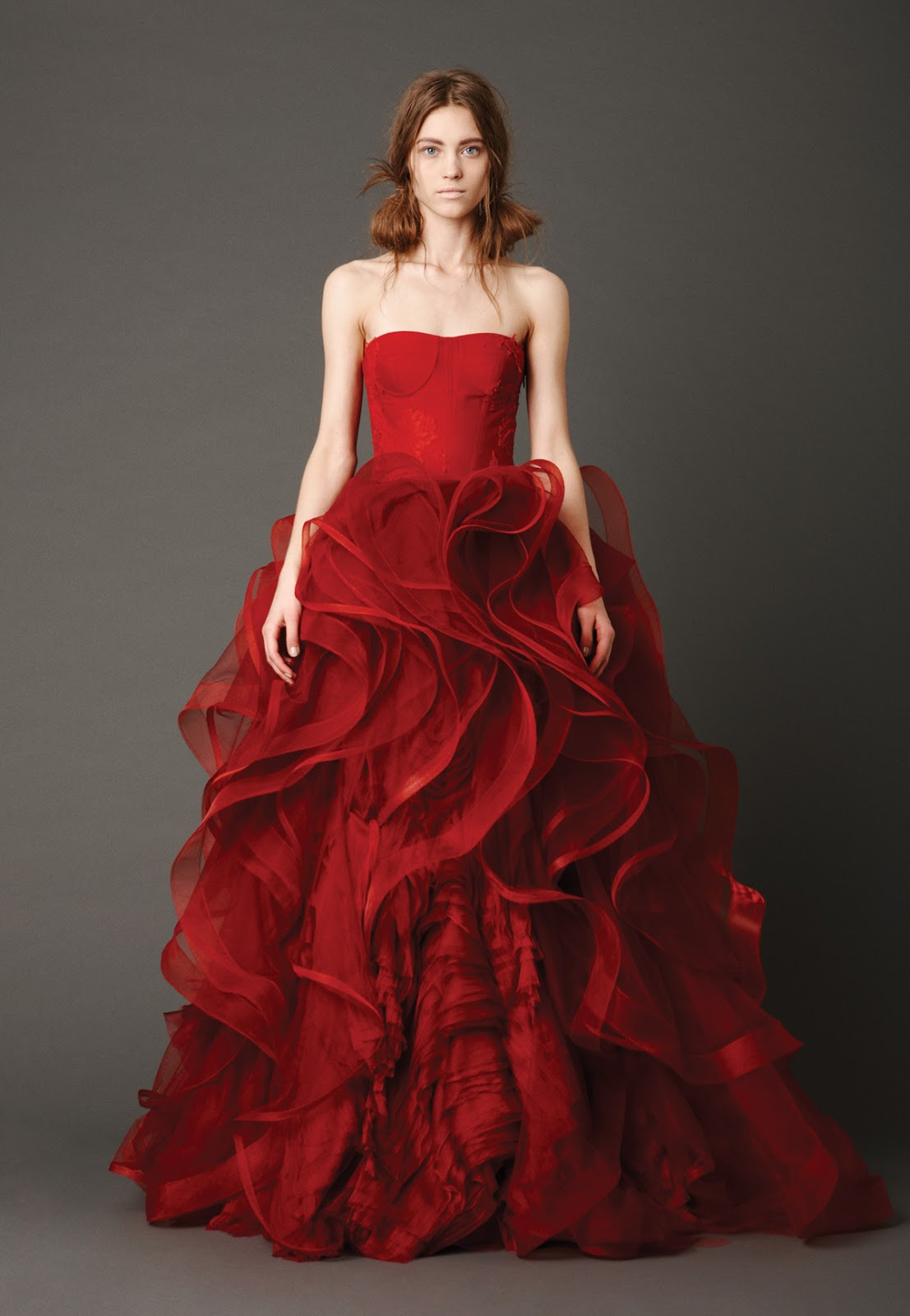 Red Dresses For Wedding
 DressyBridal Learn Wedding Dresses 2013 Trends from Vera