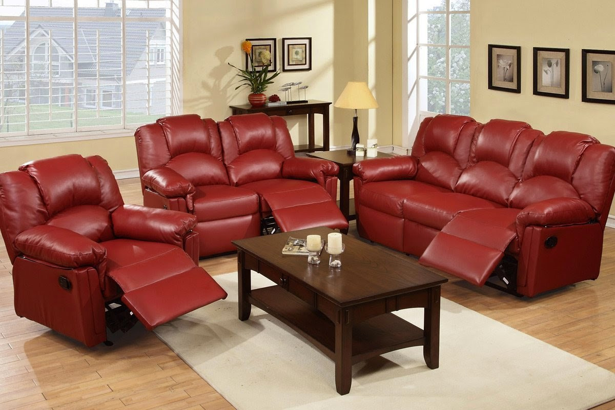 Red Living Room Chair
 Reclining Sofa Sets Sale Red Reclining Living Room Sets