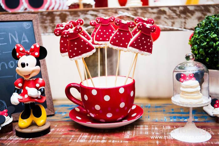 Red Minnie Mouse Birthday Decorations
 Kara s Party Ideas Red White and Yellow Minnie Mouse