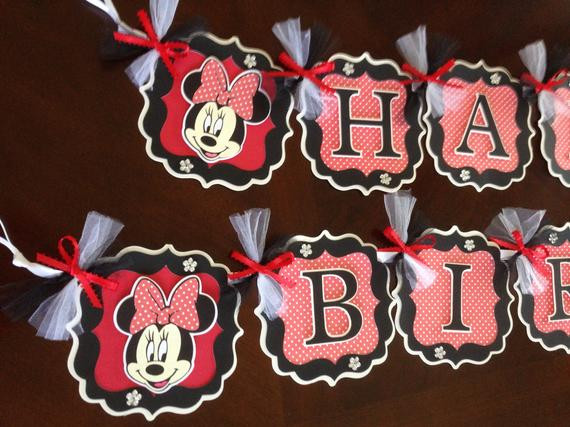 Red Minnie Mouse Birthday Decorations
 Minnie Mouse Party Decorations Red Black White Minnie Mouse