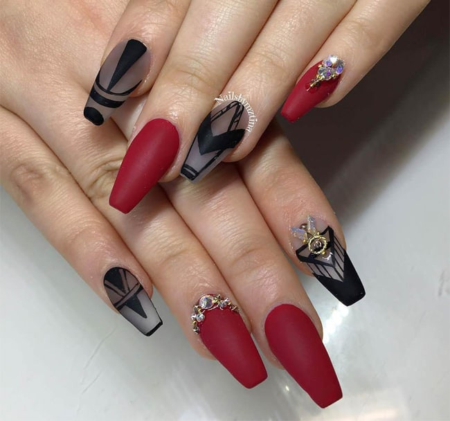 Red Nail Ideas
 25 Hottest and Cute Red Nail Designs 2019 – SheIdeas