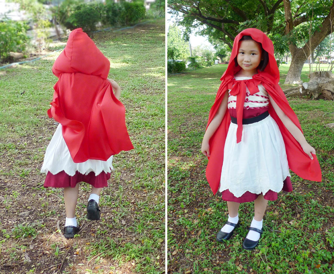 Red Riding Hood Costume DIY
 MrsMommyHolic DIY Little Red Riding Hood Costume