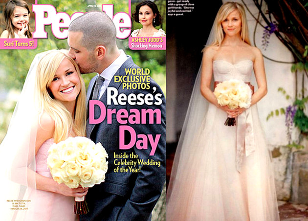 Reese Witherspoon Wedding Dress
 Best Celebrity Wedding Dresses