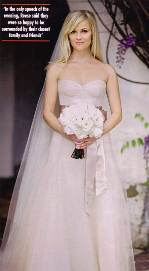 Reese Witherspoon Wedding Dress
 Celebrity Wedding Dresses That Stray from the Traditional