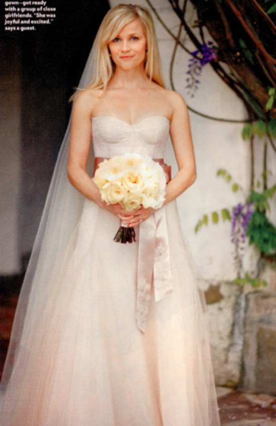 Reese Witherspoon Wedding Dress
 Top 10 Celebrity Wedding Dresses of All Time Women s