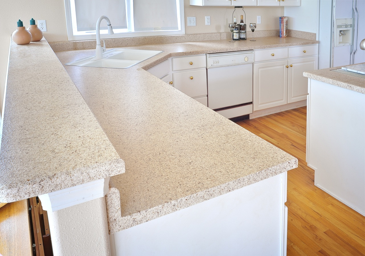 Refinish Kitchen Countertops
 Miracle Method can refinish your countertops in time for