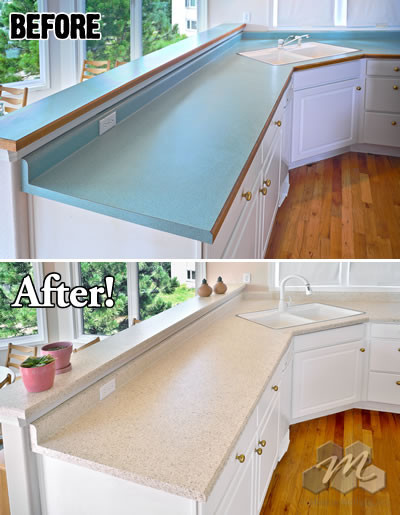 Refinish Kitchen Countertops
 Countertop Resurfacing – Miracle Method
