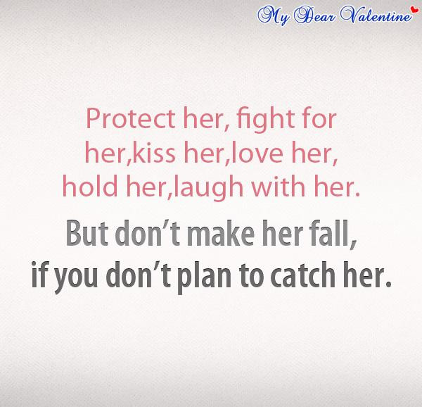 Relationship Quotes For Him From Her
 Love quotes for her Protect her fight for her 8142 The