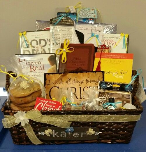 Religious Christmas Gift Ideas
 Christian Gift Basket Made this for a Friend