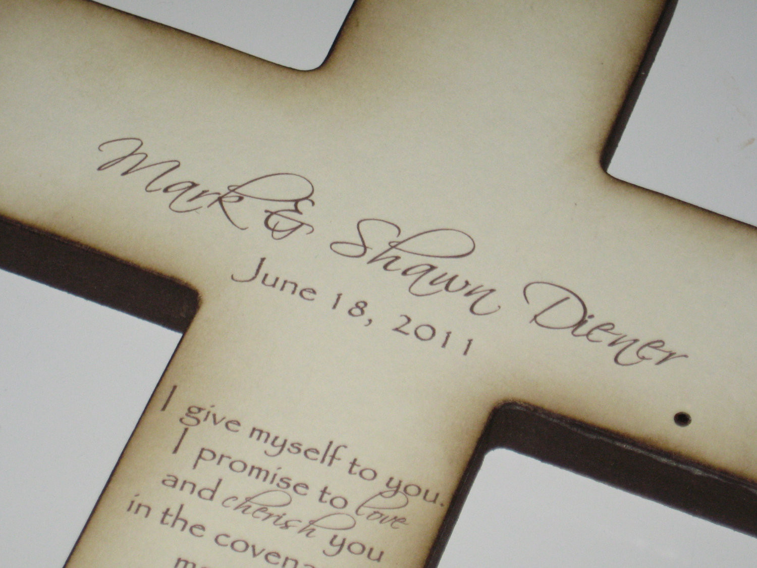 Religious Wedding Gifts
 Personalized Christian Wedding Cross Gift by