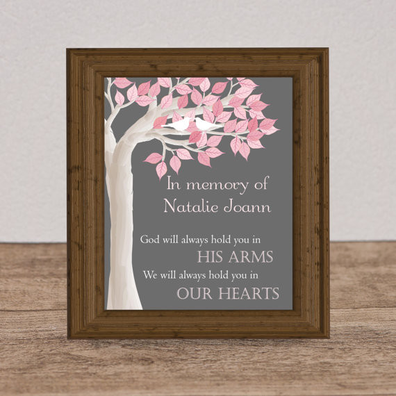 Remembrance Gifts For Loss Of Baby
 Infant Loss Remembrance Print custom memorial t in memory