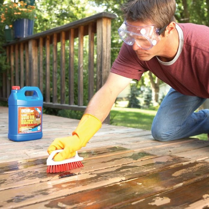 Remove Paint From Wood Deck
 Decks
