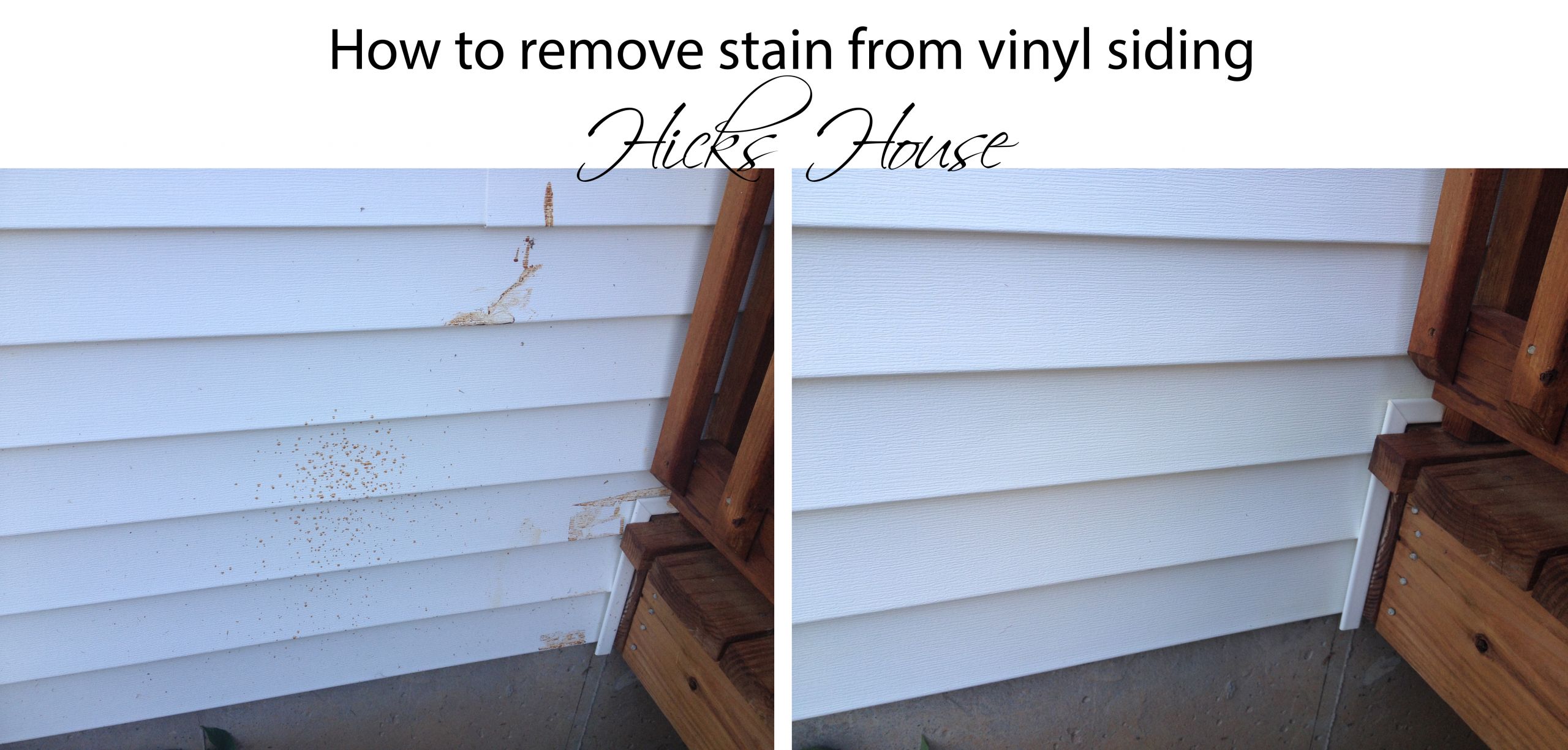 Remove Paint From Wood Deck
 how to remove stain from vinyl siding